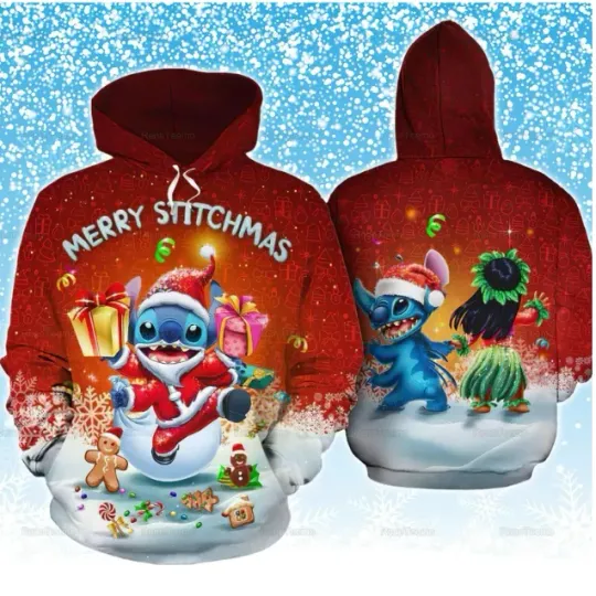 Discover Disneyyy Stitchh 3D HOODIE HALOWEEN GIFT