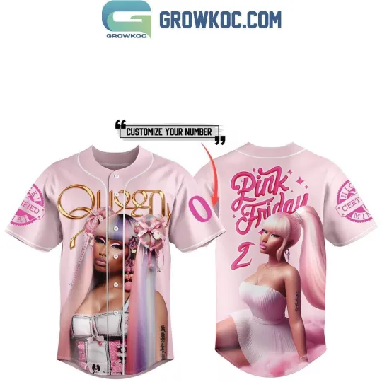 Discover Nicki Minaj Pink Friday Tour Baseball Jersey