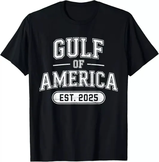 Discover Retro Vintage Gulf Of US America EST 2025 T-Shirt