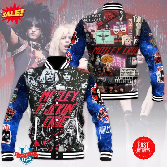 Discover Mötley Crüe Baseball Jacket