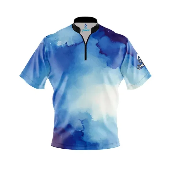 Discover Watercolor Fast Track CoolWick Bowling Jersey