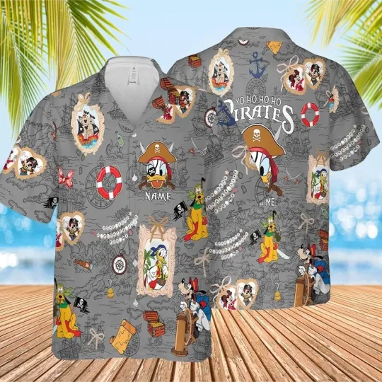 Discover Personalized Daisy Coquette Pirates Caribbean Hawaiian Shirt