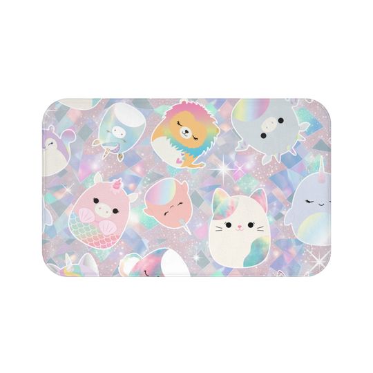 Discover Squishmallows Bath Mat
