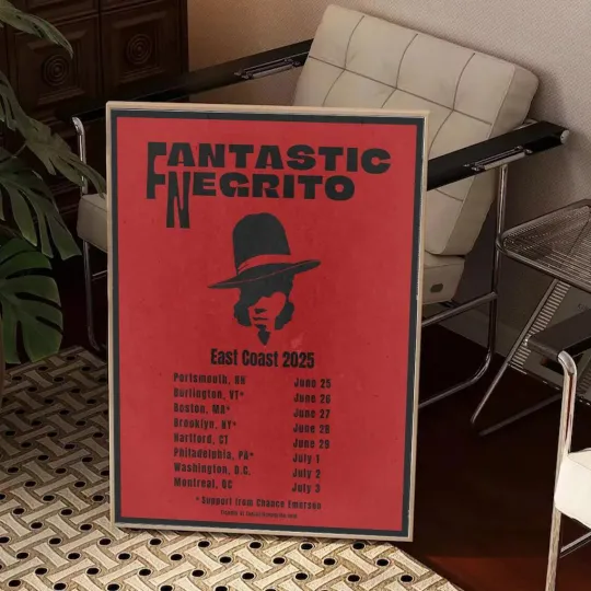 Discover Fantastic Negrito East Coast Tour 2025 Poster