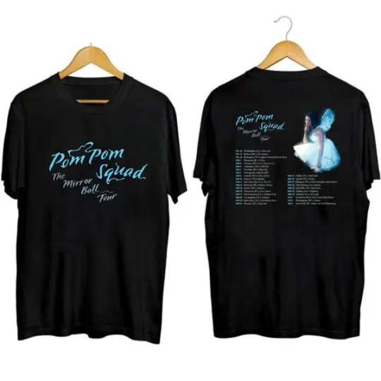 Discover NEW! Pom Pom Squad The Mirror Ball Tour 2025 Shirt All Size S-4XL