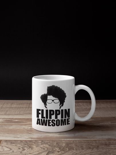 Discover Flippin Awesome mug. Moss coffee mug, IT crowd mug. Reynholm Industries  coffee mug.