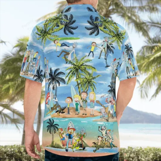 Discover Overwatch Cartoon Hawaiian Shirt Button Down Unisex Adults Outfit