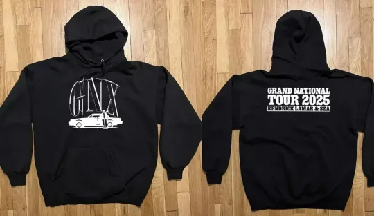 Discover NEW Kendrick Lamar GNX Tour 2025 Gift for Fan S to 5XL Black Hoodie