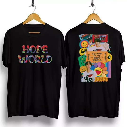 Discover J Hope World Shirt, Hope On The Stage Tour Shirt