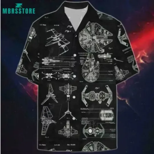 Discover Star War-s Patent 3D HAWAII SHIRT All Over Print Mother Day Gift