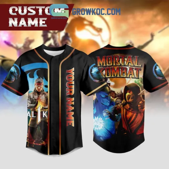 Discover Mortal Kombat Personalized Baseball Jersey