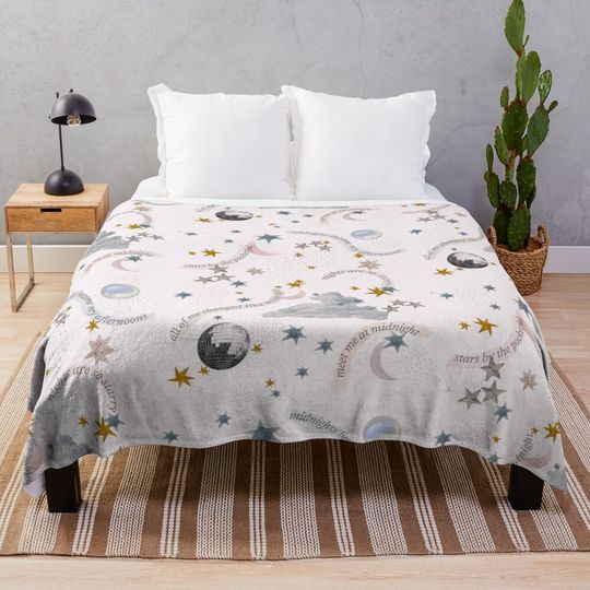 Discover midnights taylor Throw Blanket