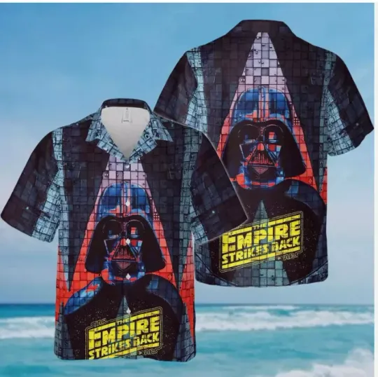Discover Starr Warss Darthh Vaderr The Empire Strikes Back Galaxy's Edge 3D HAWAII SHIRT
