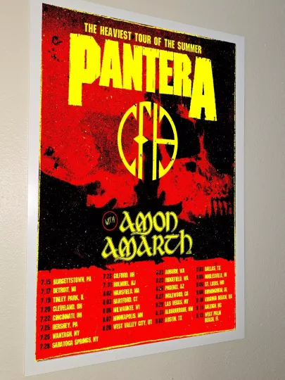 Discover Mayhem Skull The Heaviest Tour Of The Summer 2025 Poster