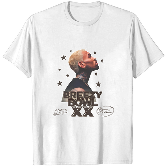 Discover Breezy Bowl XX Shirt, Chris Brown Breezy Bowl XX Tour T-Shirt