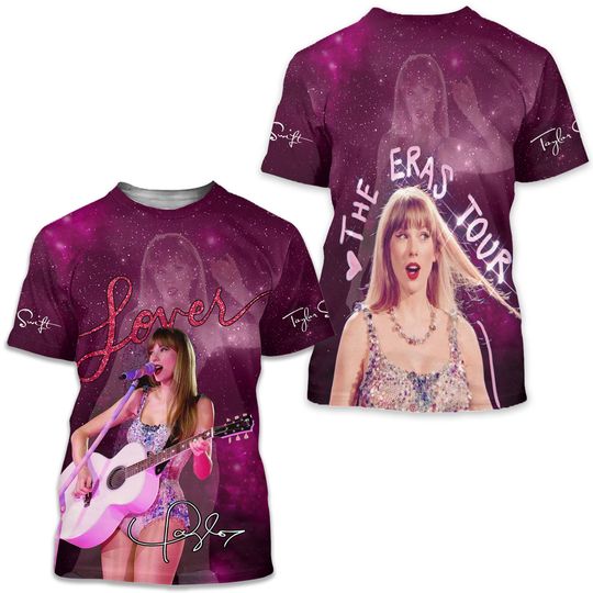 Discover Taylorr Swifts 3D T-Shirt Taylorr Swifts version Tour