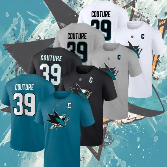 Discover Thank You Logan Couture  San Jose Sharks 2025 Name Number Player Gift T-Shirt