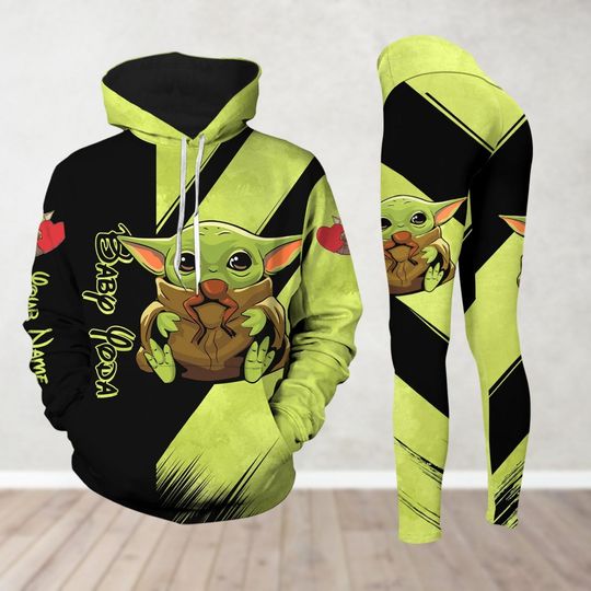Discover Custom Babyy Yodaa Hoodie, Babyy Yodaa Leggings, Disneyyy Movie Shirt, Starr Warss Shirt, Disneyyy World Shirt, Disneyyland, Disneyyy Vacation Gifts