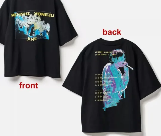 Discover Kenshi Yonezu JUNK WORLD TOUR 2025 T-Shirt