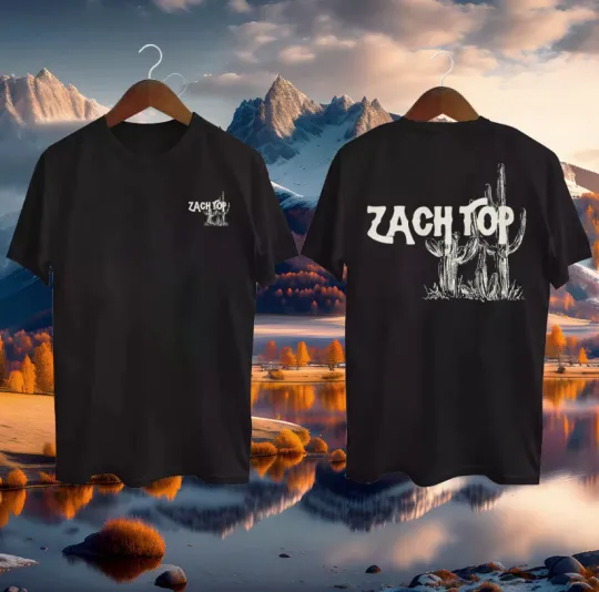 Discover Zach Top T-Shirt Cold Beer Country Music Tour 2025 Comfy Cozy T-Shirt Gift S-4XL