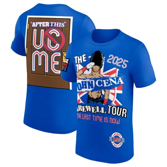Discover Men's Blue Jo Cen Farewell Tour 2025 London T-Shirt