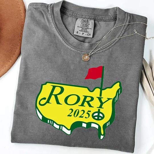Discover Rory Mcilroy Augusta National Champions T-shirt, Comfort Colors 2025 Masters Tournament Golf