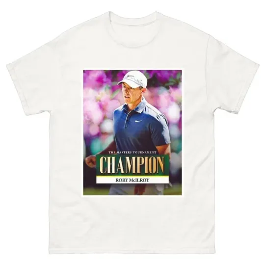 Discover Rory Mcilroy Masters Winner Shirt, 2025 Golf Masters Tee, Golf Gift
