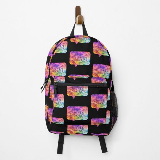 Discover Chicken Jockey Backpack, School Bag, Kid Gift, Back to School