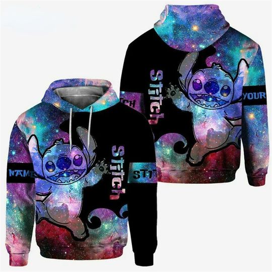 Discover Personalized Ohana Stitchh Lovers 3D Hoodie