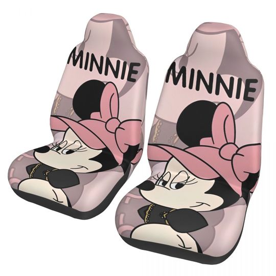 Discover Pink Minniee Mouse Automotive Seat Covers