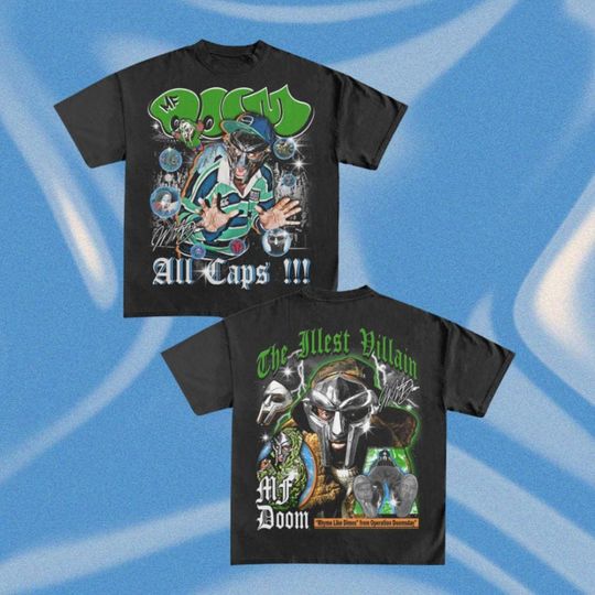 Discover vintage 90s graphic style m f dooom 3d t-shirt