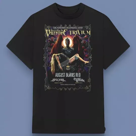 Discover Bullet For My Valentine The Poisoned Ascendancy Tour 2025 Shirt