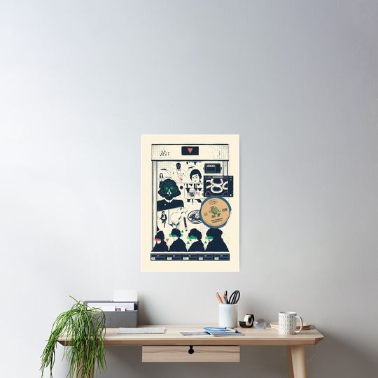 Discover Goats & Overtime Poster, Movie Fan Gift