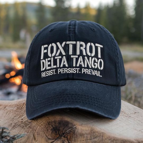 Discover Foxtrot delta tango Embroidered Hat, Fuck Donald Trump Baseball Cap