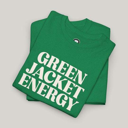 Discover Green Jacket Energy Shirt, August Masters 2025 T-Shirt Gift for Golfer