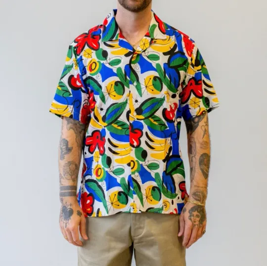 Discover Gitman Vintage Homage To Miro Camp Hawaiian Shirt, shirt US size