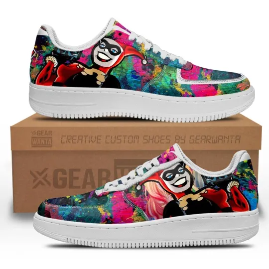 Discover Harley Quinn Sneaker Leather Sneaker Men And Women