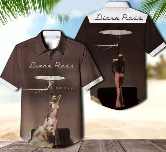 Discover Diana Ross Baby It's Me Album Cover Hawaiian Shirt, shirt US size