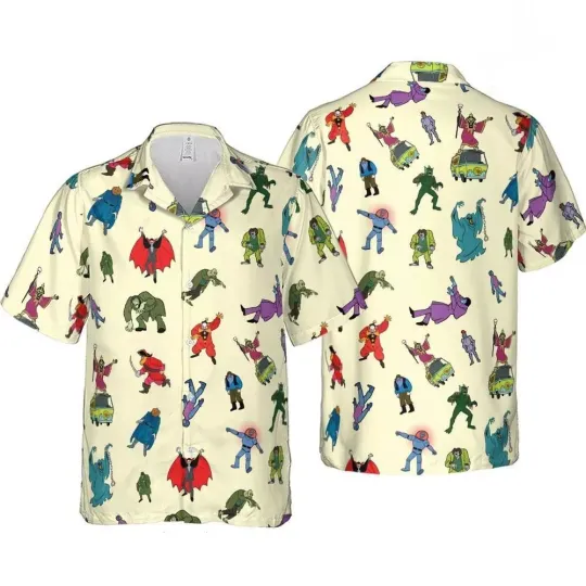 Discover Scooby Doo Villains Characters Hawaiian Shirt
