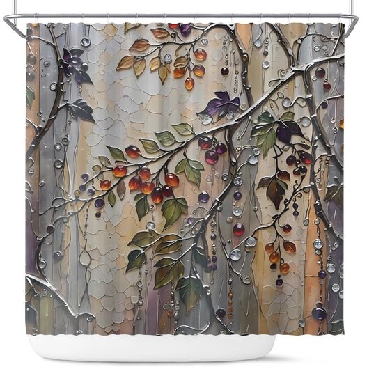 Discover Unique Grapevine Print on Shower Curtain: Housewarming gift, Gift for friend