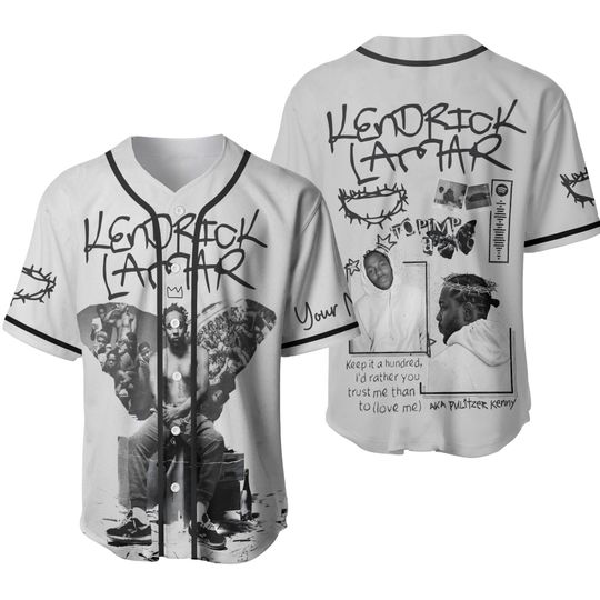 Discover Custom Kendrick Lamar Tour 2025 Baseball Jersey