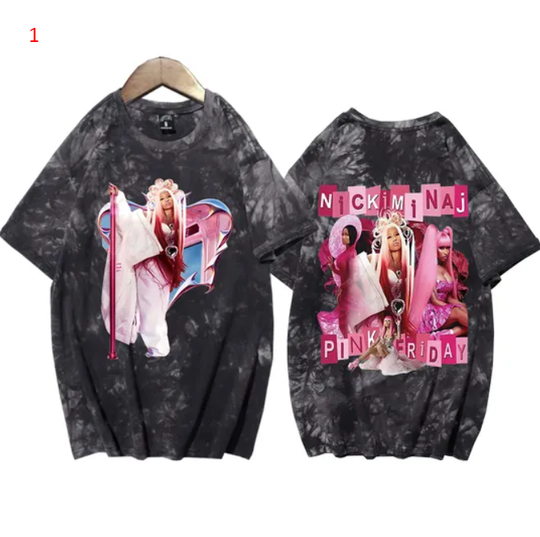 Discover Nicki Minaj Album Pink Friday 2 Merch Tie Dye T-Shirt