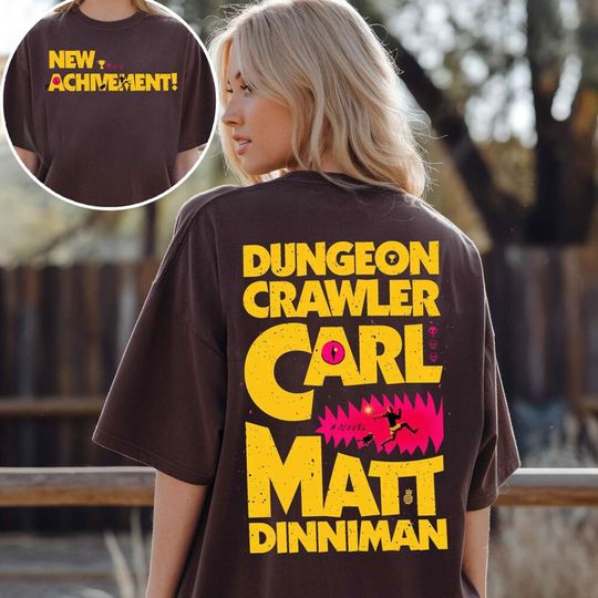 Discover New Achievement Dungeon Crawler Carl Shirt, Fantasy Science Fiction Shirt