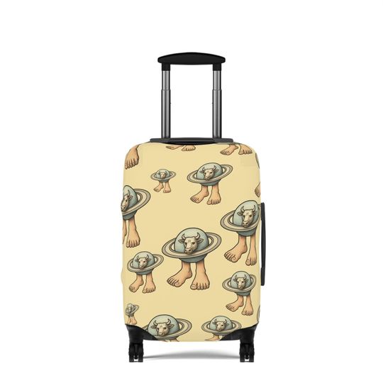 Discover La VACA SATURN SATURNITA Luggage Cover, Funny Gift