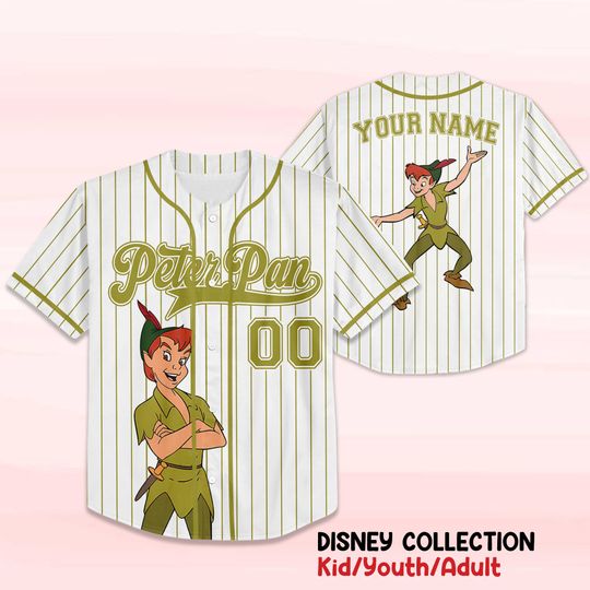 Discover Custom Disneyyy peterr pann Simple Jersey, Custom Name Disneyyy