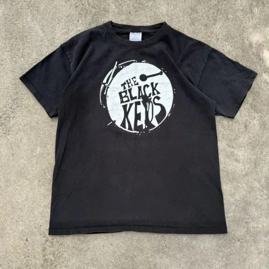 Discover Vintage The Black Keys 2004 Concert Tour Faded T Shirt