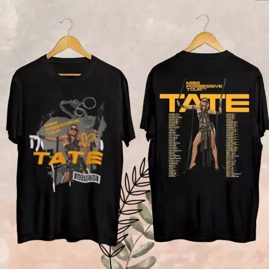 Discover 2025 Tate McRae Tour Fan Shirt, Tate McRae Miss Possessive World Tour 2025 Shirt