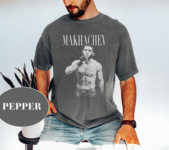 Discover Islam Makhachev Shirt, Vintage style graphic T-shirt, Islam Makhachev