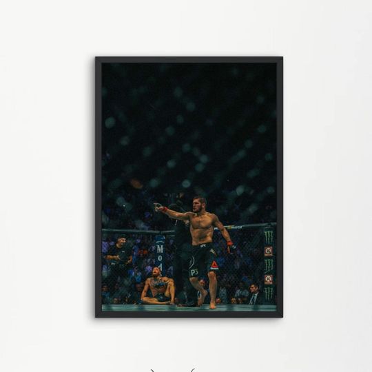 Discover Khabib nurmagomedov, Khabib Conor, khabib motivational Khabib wall art Khabib poster