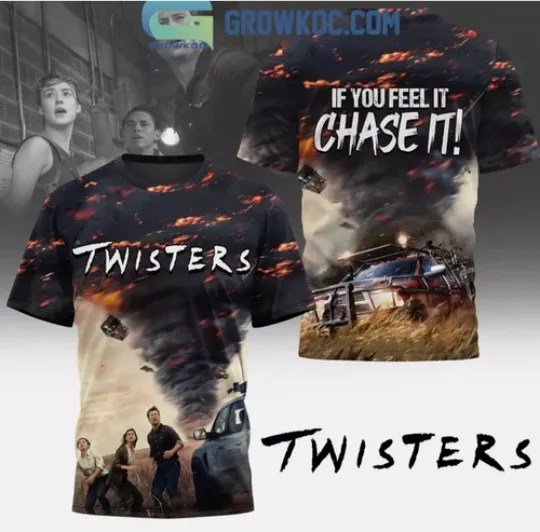 Discover Twisters If You Feel It Chase It 3D T-Shirt